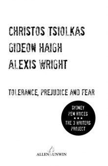 Tolerance, Prejudice and Fear: The Sydney PEN - 3 Voices Collection