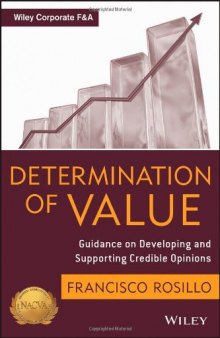 Determination of Value: Appraisal Guidance on Developing and Supporting a Credible Opinion