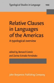 Relative Clauses in Languages of the Americas: A Typological Overview