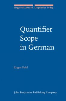 Quantifier Scope in German