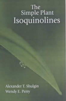 The Simple Plant Isoquinolines (incomplete)