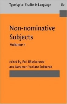 Non-nominative Subjects