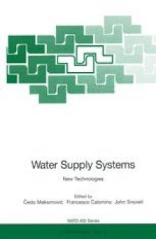 Water Supply Systems: New Technologies