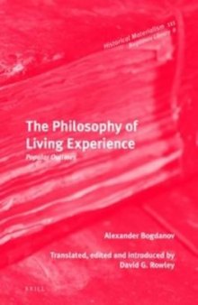 The Philosophy of Living Experience: Popular Outlines