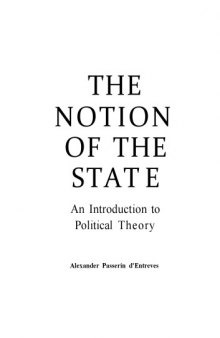 The Notion of the State