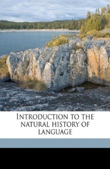 Introduction to natural history of language