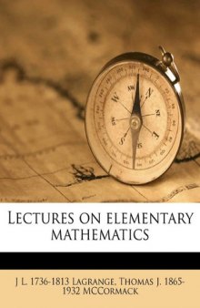 Lectures on elementary mathematics