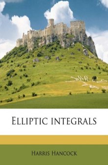 Elliptic integrals