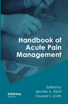 Handbook of acute pain management