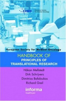 ESMO Handbook on Principles of Translational Research (European Society for Medical Oncology Handbooks)