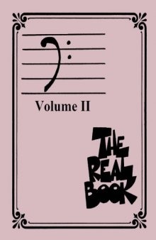 The Real Book Volume II - Bass Clef 