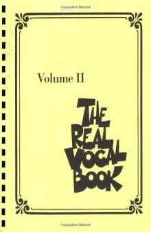 The Real Vocal Book - Volume 2: High Voice (Fake Book)  