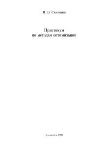 Практикум по методам оптимизации: Учебное пособие для вузов