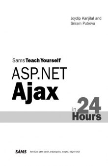 Teach Yourself ASP.NET Ajax in 24 Hours