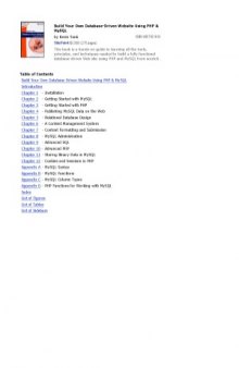 Build Your Own Database-Driven Website Using PHP & MySQL