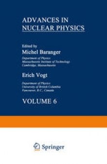 Advances in Nuclear Physics: Volume 6