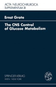 The CNS Control of Glucose Metabolism