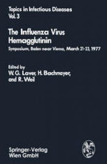 The Influenza Virus Hemagglutinin: Symposium, Baden near Vienna, March 21–23, 1977