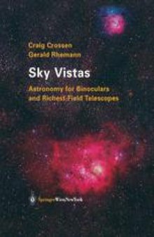 Sky Vistas: Astronomy for Binoculars and Richest-Field Telescopes