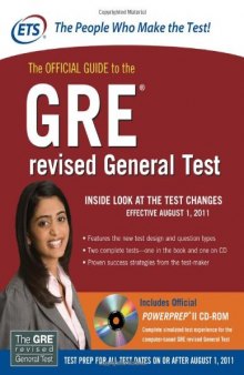 The Official Guide to the GRE revised General Test  