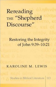 Rereading the ""Shepherd Discourse