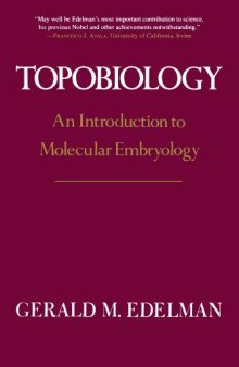 Topobiology: An Introduction To Molecular Embryology