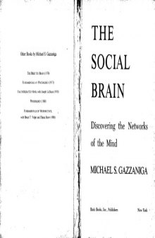 The social brain: discovering the networks of the mind