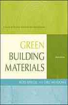 Green building materials : a guide to product selection and specification