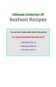 Seafood recipes