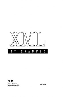 XML by example