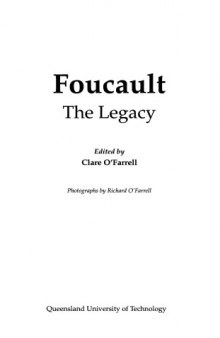 Foucault: The Legacy  