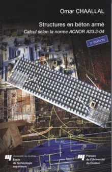 Structures en béton armé : Calcul selon la norme ACNOR A23.3-04