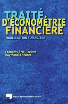 Traite d'econometrie financiere : Modelisation financiere