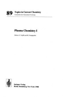 Topics in current chemistry, 089, Plasma chemistry, 1980