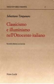 Classicismo e illuminismo nell'Ottocento italiano