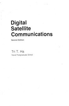 Digital Satellite Communications, 2nd Ed. (Mcgraw-Hill Communications Series)
