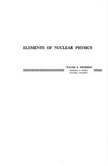 Elements of Nuclear Physics