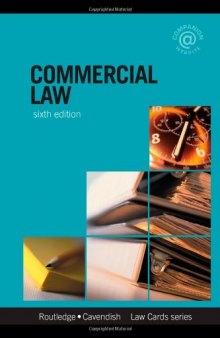 Commercial Lawcards 6 e: Seventh Edition  
