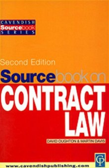 Sourcebook on Contract Law