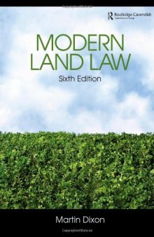 Modern Land Law 6 e  