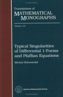 Typical singularities of differential 1-forms and Pfaffian equations