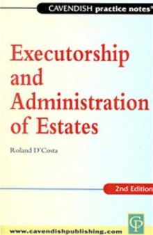 Practice Notes Executorship and Administration of Estates