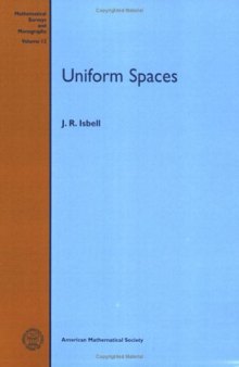 Uniform spaces