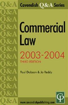 Q&A Commercial Law 2003-2004 (Questions and Answers) (English and Mandarin Chinese Edition)  