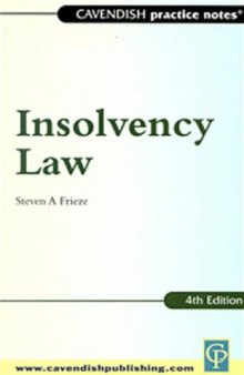 Insolvency Law (Practice Notes Series)