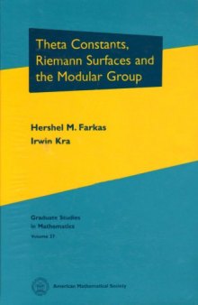 Theta Constants, Riemann Surfaces and the Modular Group