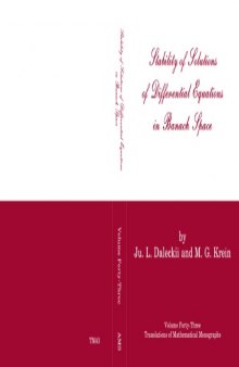 Stability of Solutions of Differential Equations in Banach Space  