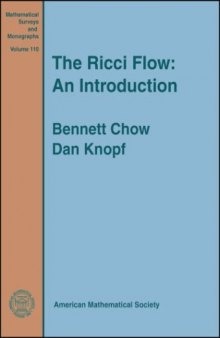 The Ricci Flow: An Introduction (Mathematical Surveys and Monographs)