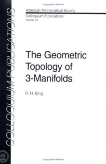 The geometric topology of 3-manifolds