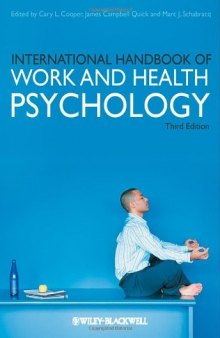 International Handbook of Work and Health Psychology  